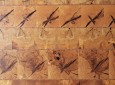  RISVEGLIO - dettaglio, 1992, mogano, pioppo, frassino, ciliegio, cm ø 230 x 7
